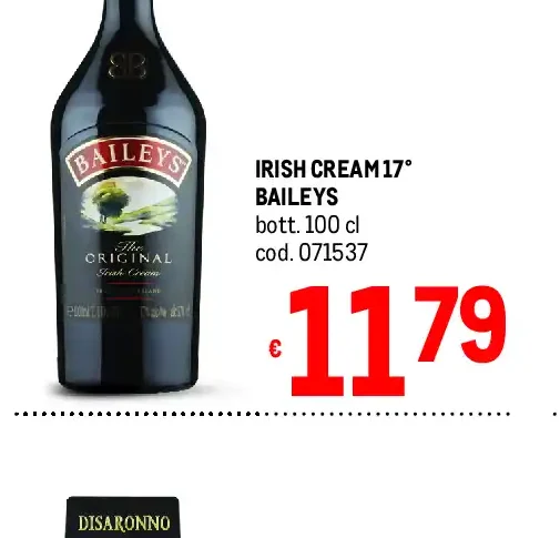 Irish Cream 17° Baileys