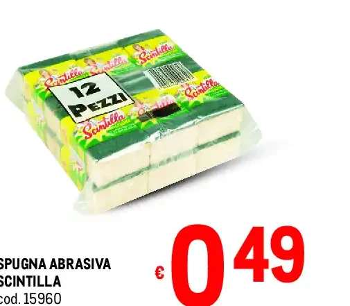 Spugna abrasiva Scintilla