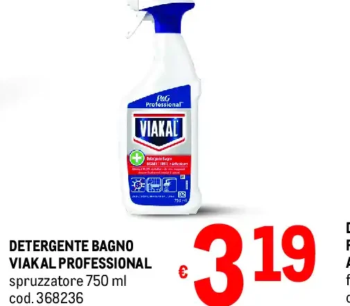 Detergente bagno Viakal Professional