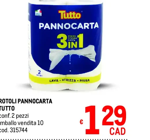 Rotoli Pannocarta Tutto