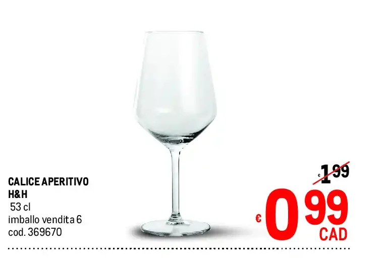 Calice aperitivo 53 cl