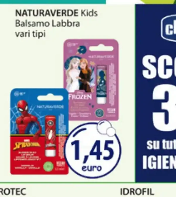 Balsamo labbra bambini