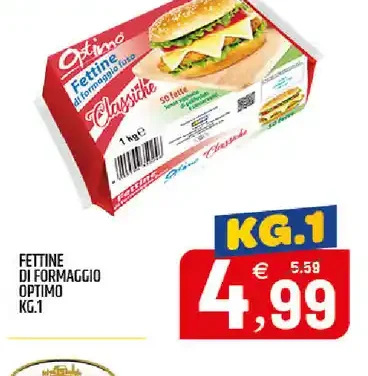 fettine di formaggio