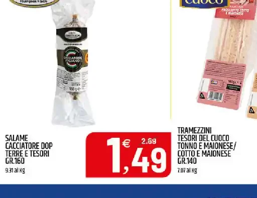 Salame cacciatore DOP