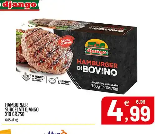 Hamburger di bovino