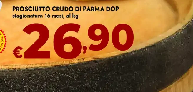 Prosciutto crudo di Parma DOP