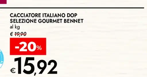 Cacciatore Italiano DOP Selezione Gourmet Bennet