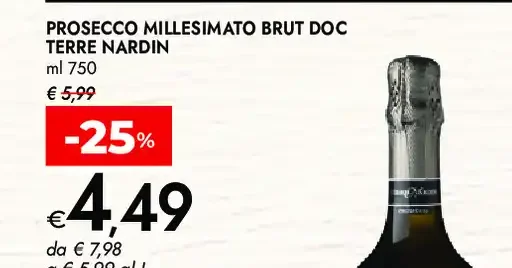 Prosecco Millesimato Brut DOC Terre Nardin