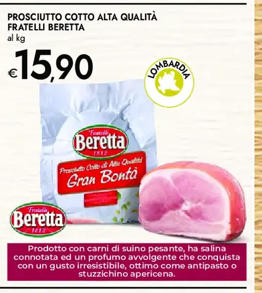 Prosciutto cotto Alta Qualità Fratelli Beretta