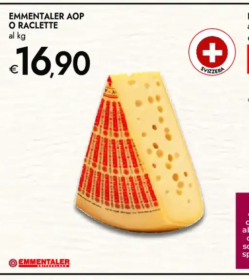 Emmentaler AOP o Raclette