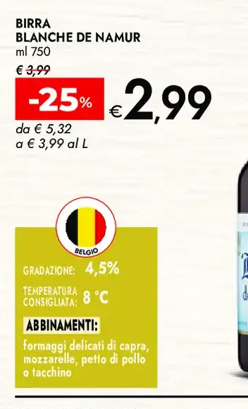 Birra Blanche de Namur