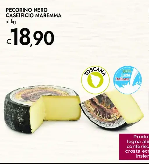 Pecorino Nero Caseificio Maremma