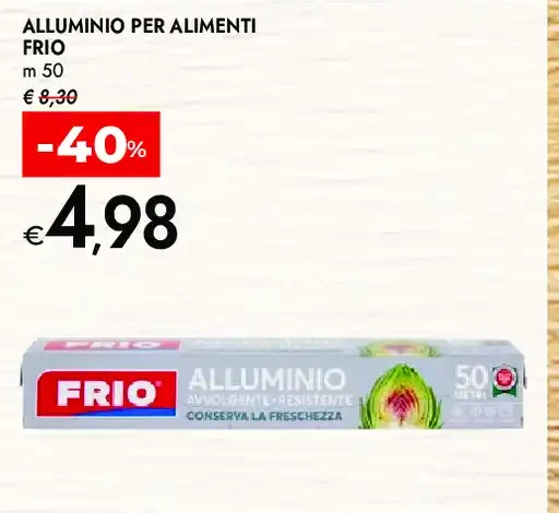 Alluminio per alimenti Frio