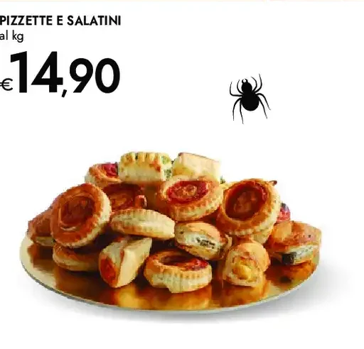 Pizzette e salatini