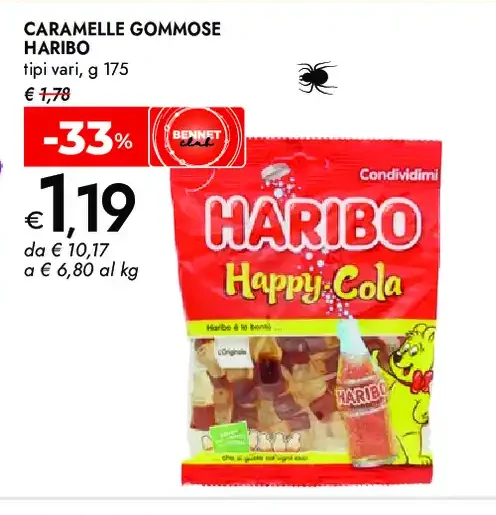 Caramelle gommose Haribo