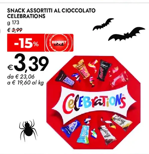 Snack assortiti al cioccolato Celebrations