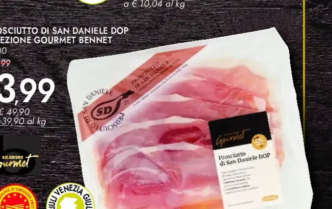 Prosciutto di San Daniele DOP Selezione Gourmet Bennet