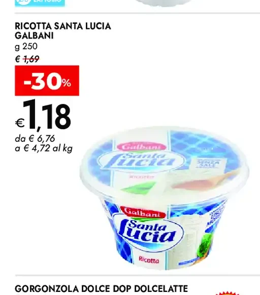 Ricotta Santa Lucia Galbani