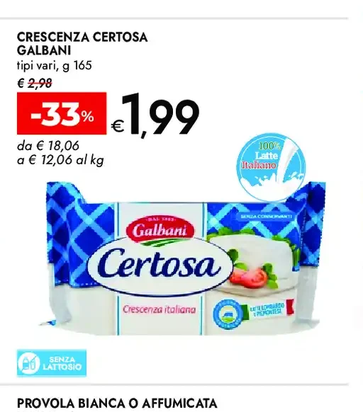 Crescenza Certosa Galbani