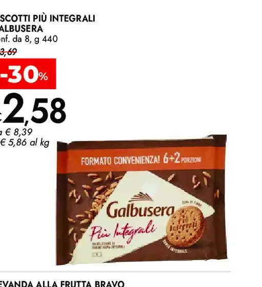 Biscotti Più Integrali Galbusera
