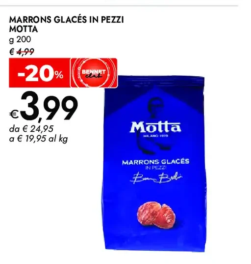 Marrons glacés in pezzi