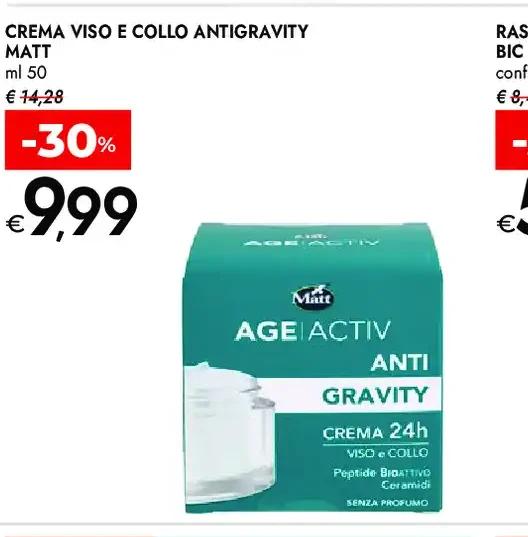 Crema viso e collo antigravity