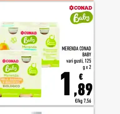 Merenda Conad Baby