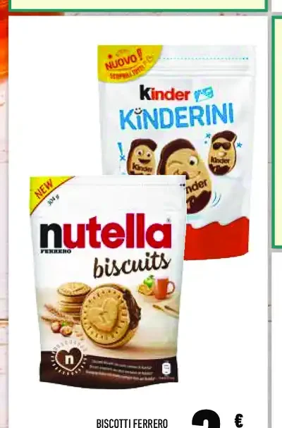 Biscotti Ferrero Nutella Biscuits e Kinderini