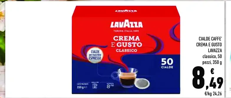 Cialde caffè Crema e Gusto Lavazza