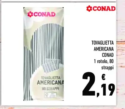 Tovaglietta americana Conad