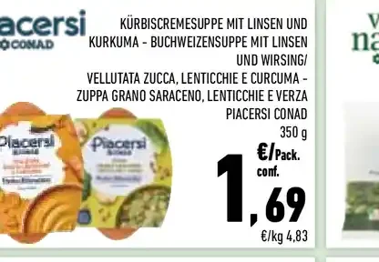 Zuppa di zucca, lenticchie e curcuma