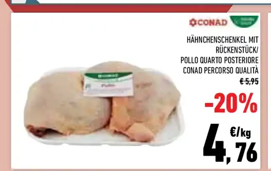 Pollo quarto posteriore