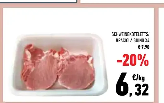 Braciola suino X4