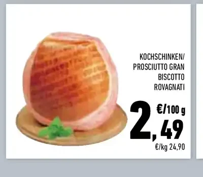 Prosciutto cotto Gran Biscotto