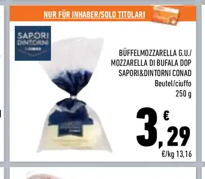 Mozzarella di bufala DOP