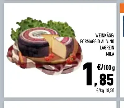 Formaggio al vino Lagrein