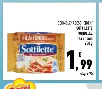 Sottilette fila e fondi
