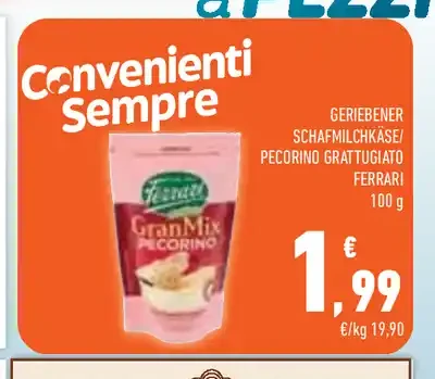 Pecorino grattugiato Ferrari