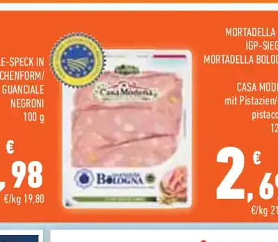 Mortadella Bologna IGP Casa Modena