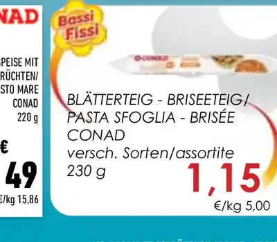 Pasta sfoglia brisée Conad