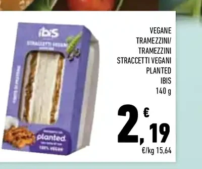Tramezzini vegani Planted IBIS