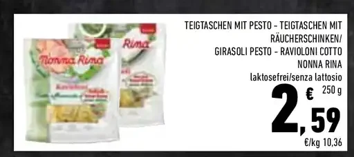 Girasoli al pesto Rana