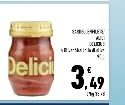 Filetti di sardine Delicius