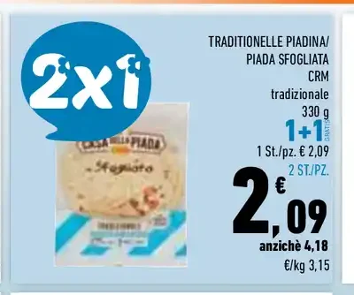 Piadina sfogliata CRM