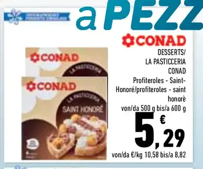 Profiteroles Saint Honoré