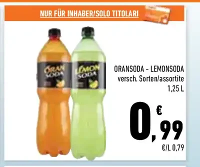 Aranciata e limonata