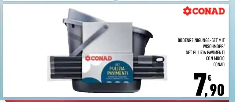 Set pulizia pavimenti Conad