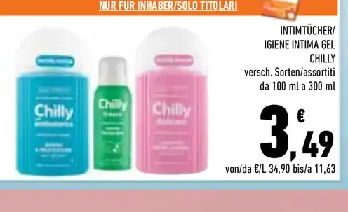 Igiene intima Chilly