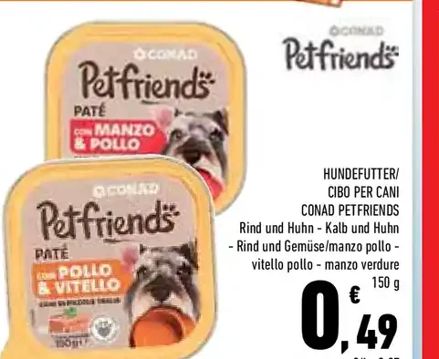 Cibo per cani Petfriends