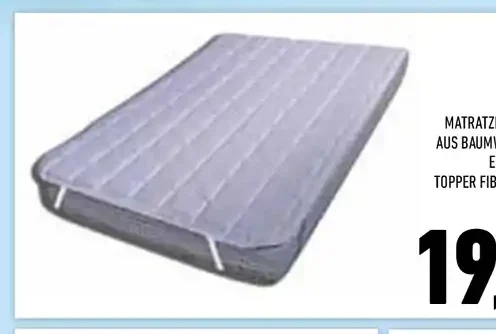 Topper fibra cotone singolo